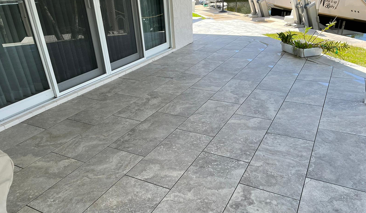 2CM Tuscany Silver Porcelain Pavers