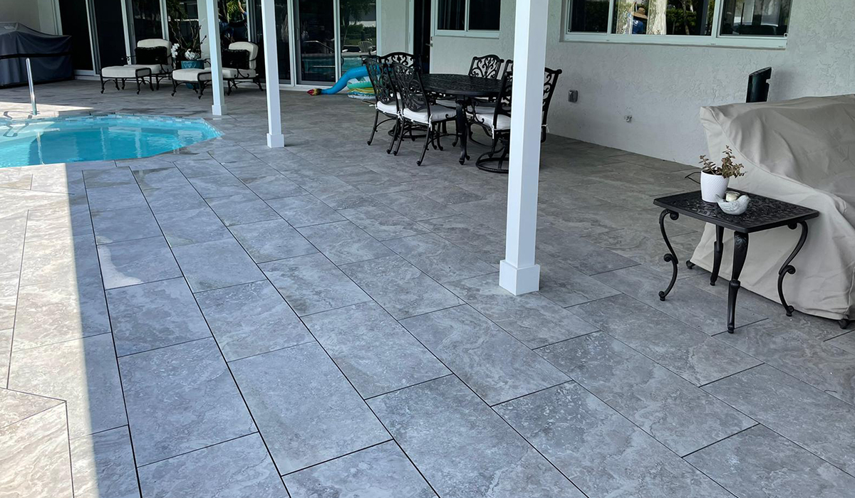 2CM Tuscany Silver Porcelain Pavers